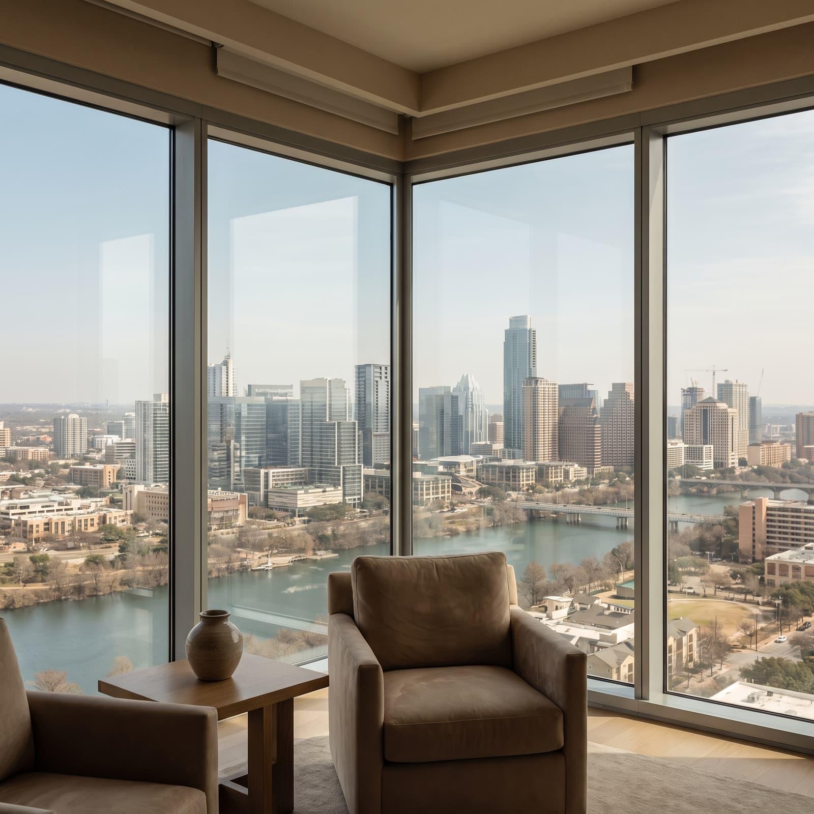 Two-bedroom on the 24th floor, Rainey Street — photo 2 of 5